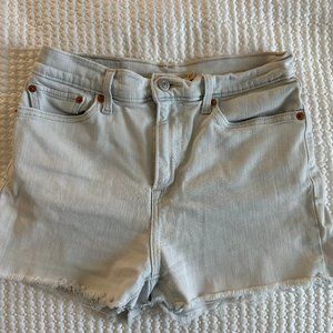 Levi's High Rise Jean Shorts